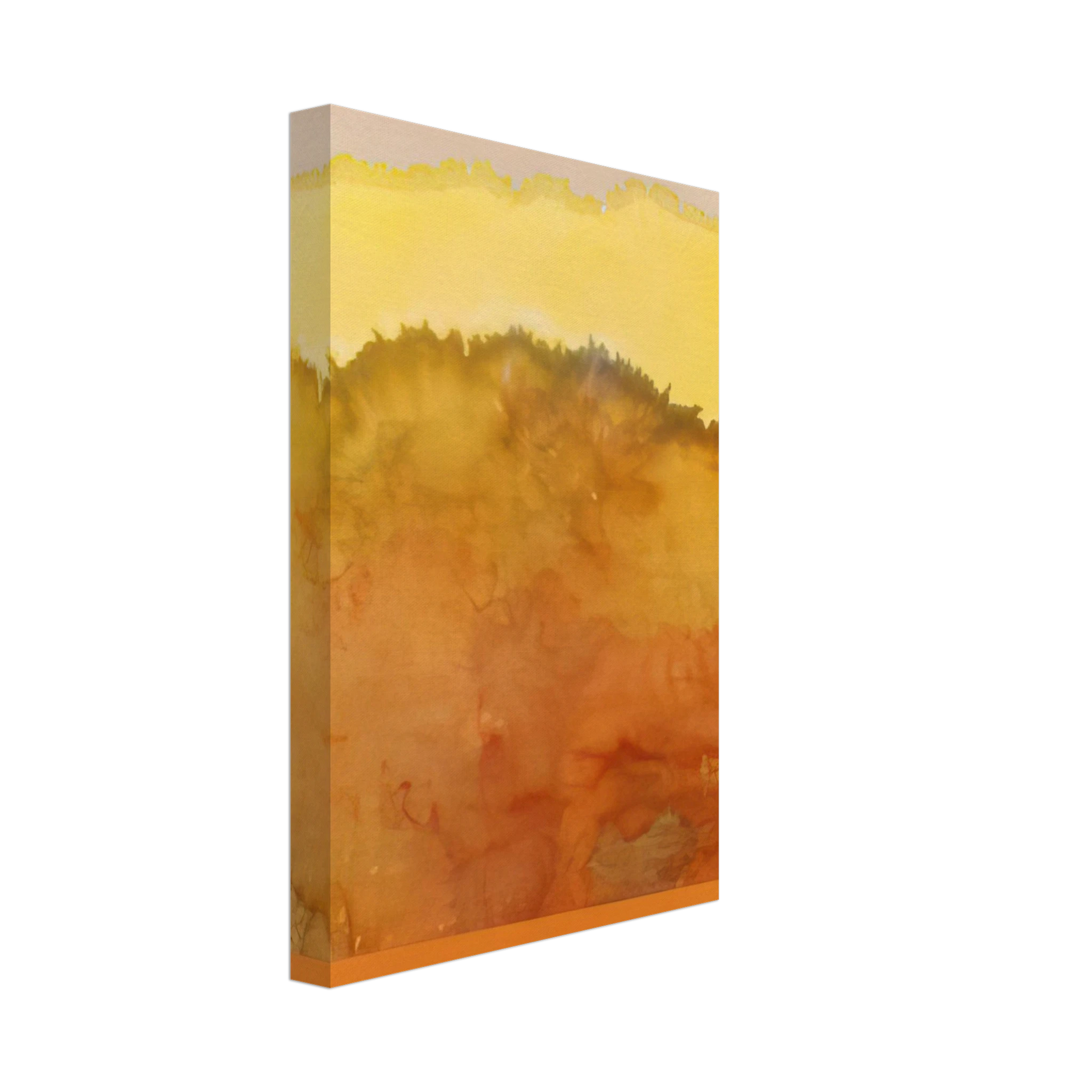 Ronnie Landfield - Sandman and the Angel - 1979 Canvas - 40x60 cm / 16x24 inches-canvas