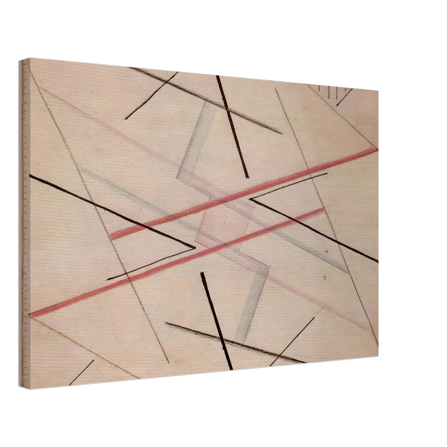 Bice Lazzari - Astrazione di una linea n. 2, disegno - 1925 Canvas - 70x100 cm / 28x40 inches-canvas