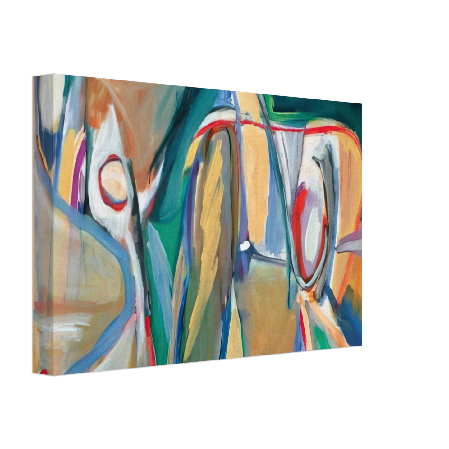 Bram van Velde - Sans titre Paris, rue Git-le-Coeur - 1962 Canvas - 40x60 cm / 16x24 inches-canvas