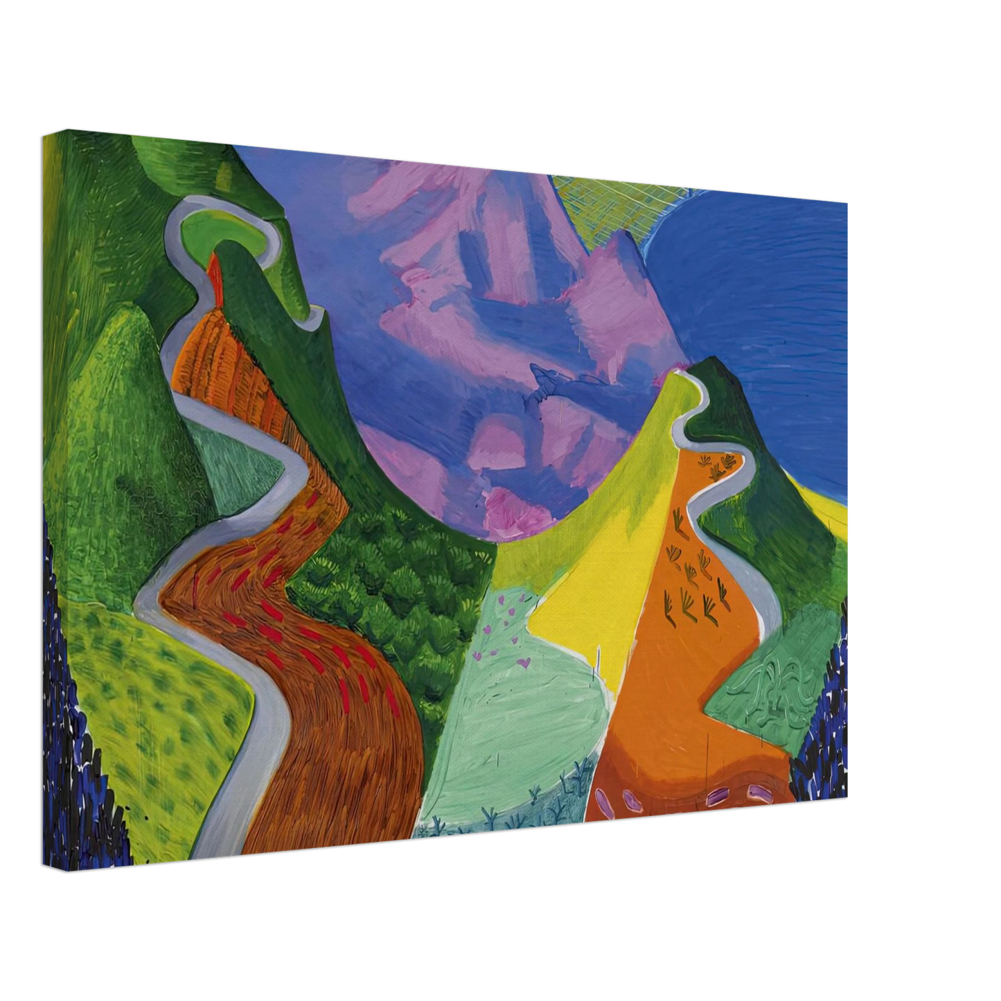 David Hockney - David Hockney Canvas - 40x60 cm / 16x24 inches-canvas