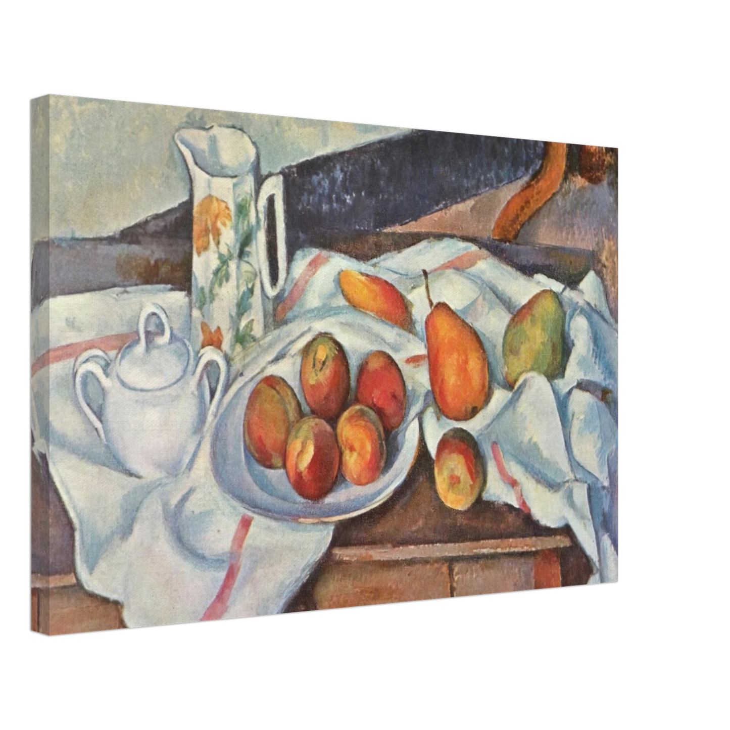 Paul Cezanne - Still Life with Sugar Canvas - 70x100 cm / 28x40 inches-canvas
