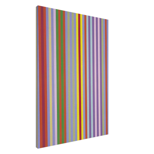 Gene Davis - Sweet Carburetor - 1969 Canvas - 20x30 cm / 8x12 inches-canvas