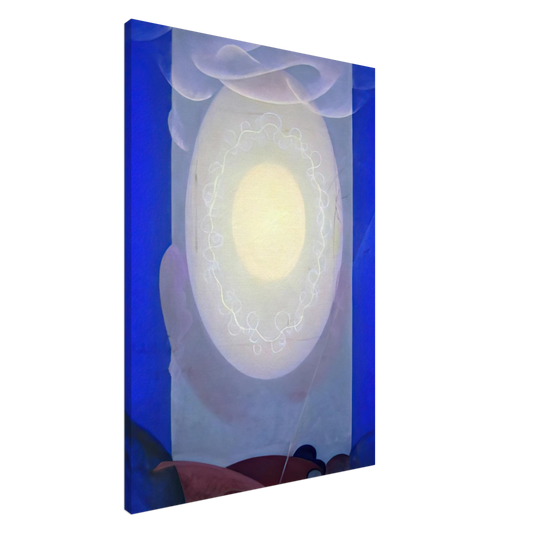 Agnes Lawrence Pelton - Light Center - 1961 Canvas - 20x30 cm / 8x12 inches-canvas