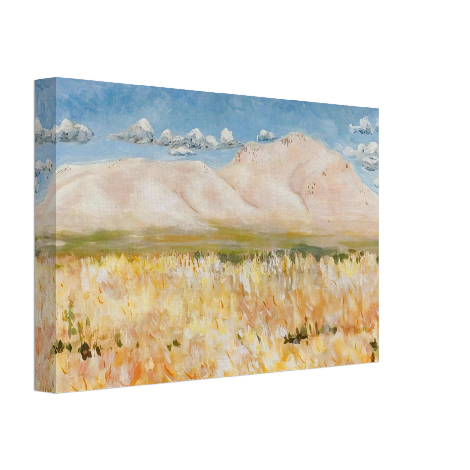 Ivan Albright - JACKSON HOLE WYOMING 1973 Canvas - 40x60 cm / 16x24 inches-canvas