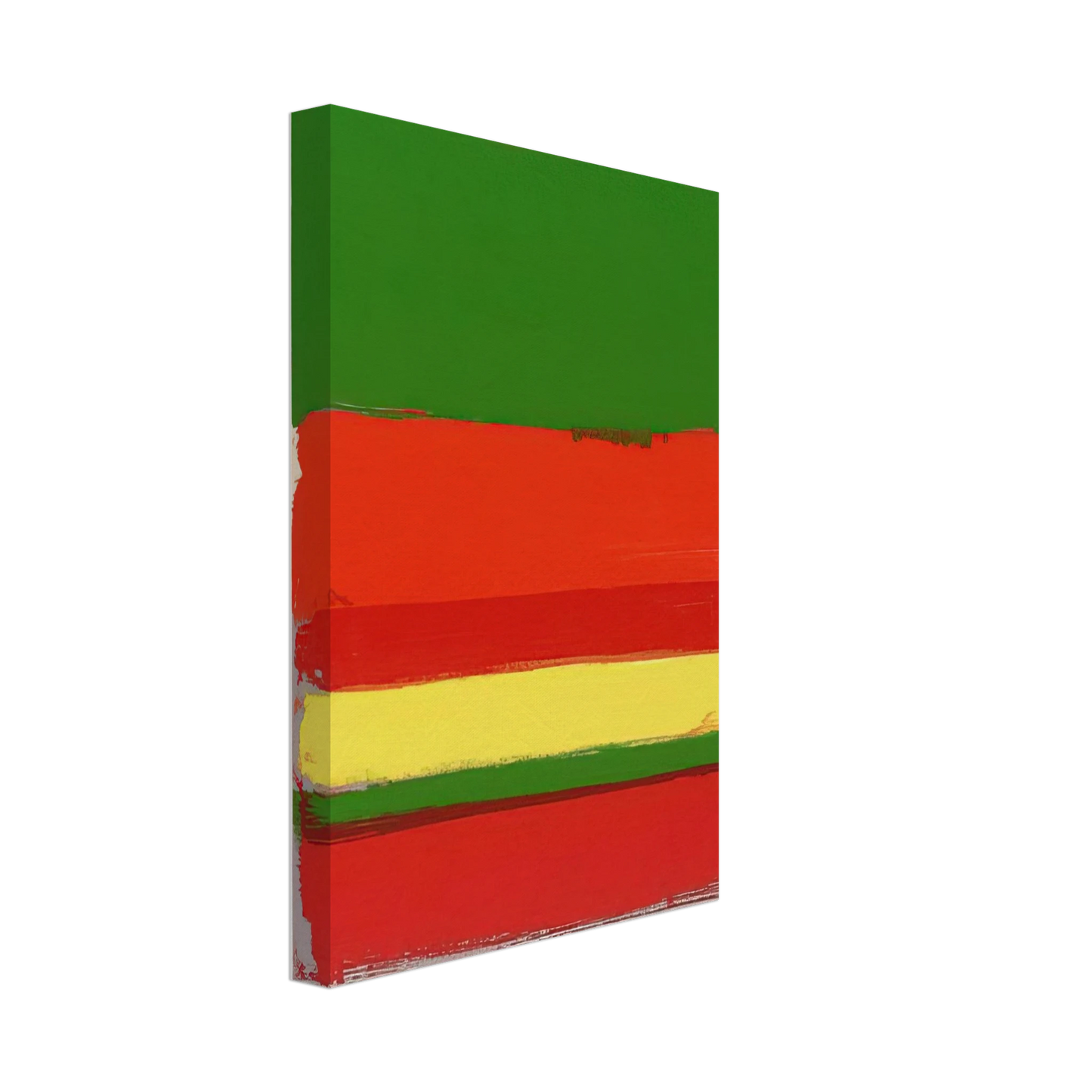 Patrick Heron - Untitled from the Shapes of Colour - 1978 Canvas - 70x100 cm / 28x40 inches-canvas