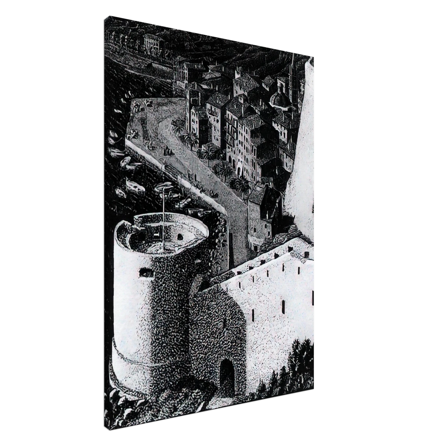 MC Escher - ESCHER (23) Canvas - 20x30 cm / 8x12 inches-canvas