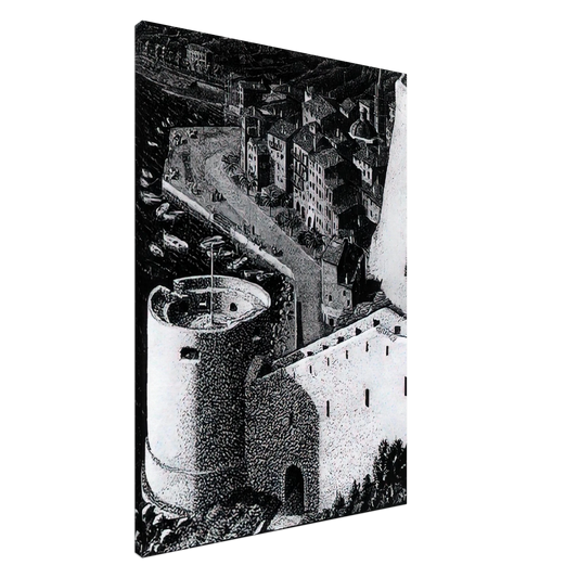 MC Escher - ESCHER (23) Canvas - 20x30 cm / 8x12 inches-canvas