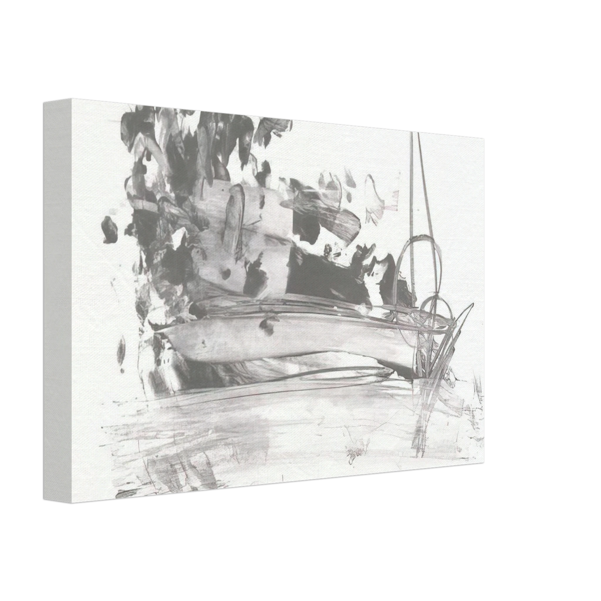 Grace Hartigan - The Hero Leaves His Ship Canvas - 70x100 cm / 28x40 inches-canvas