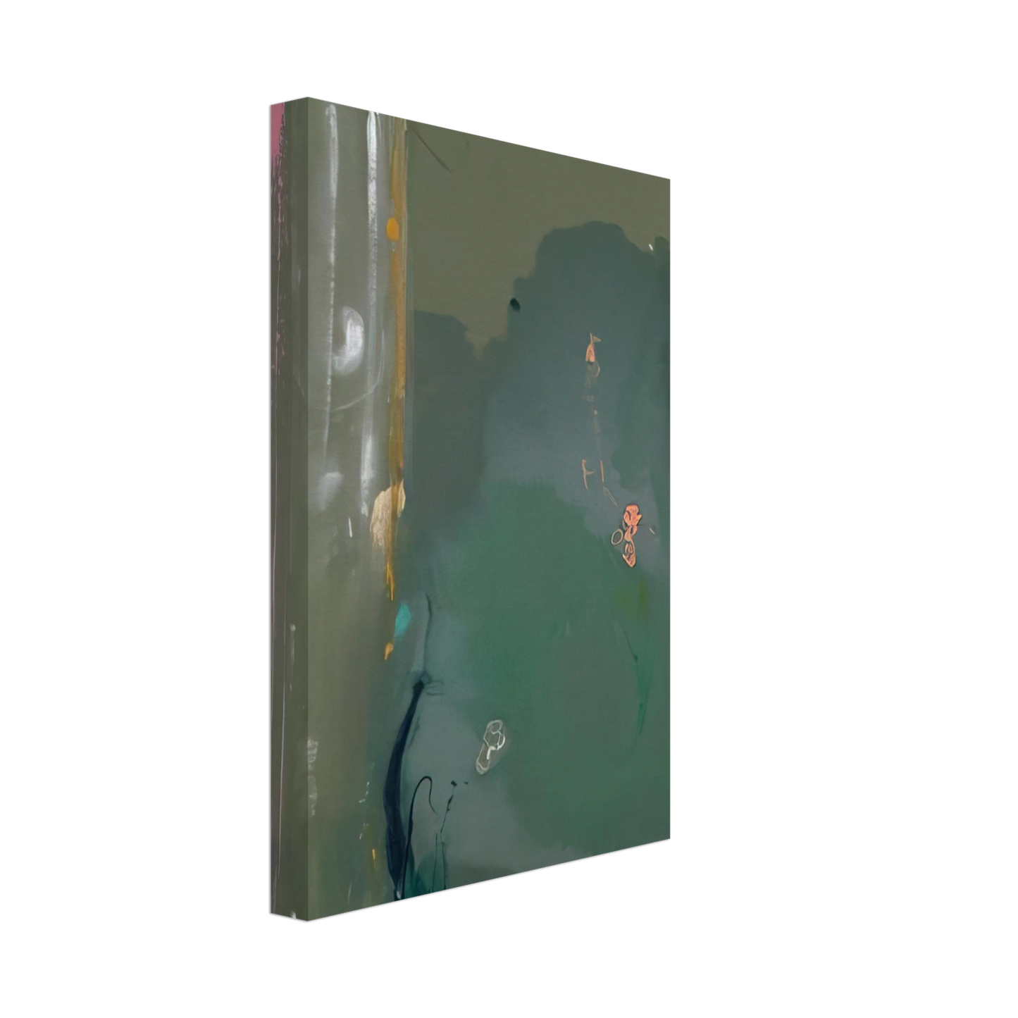 Helen Frankenthaler - Cote d Argent - 1980 Canvas - 40x60 cm / 16x24 inches-canvas