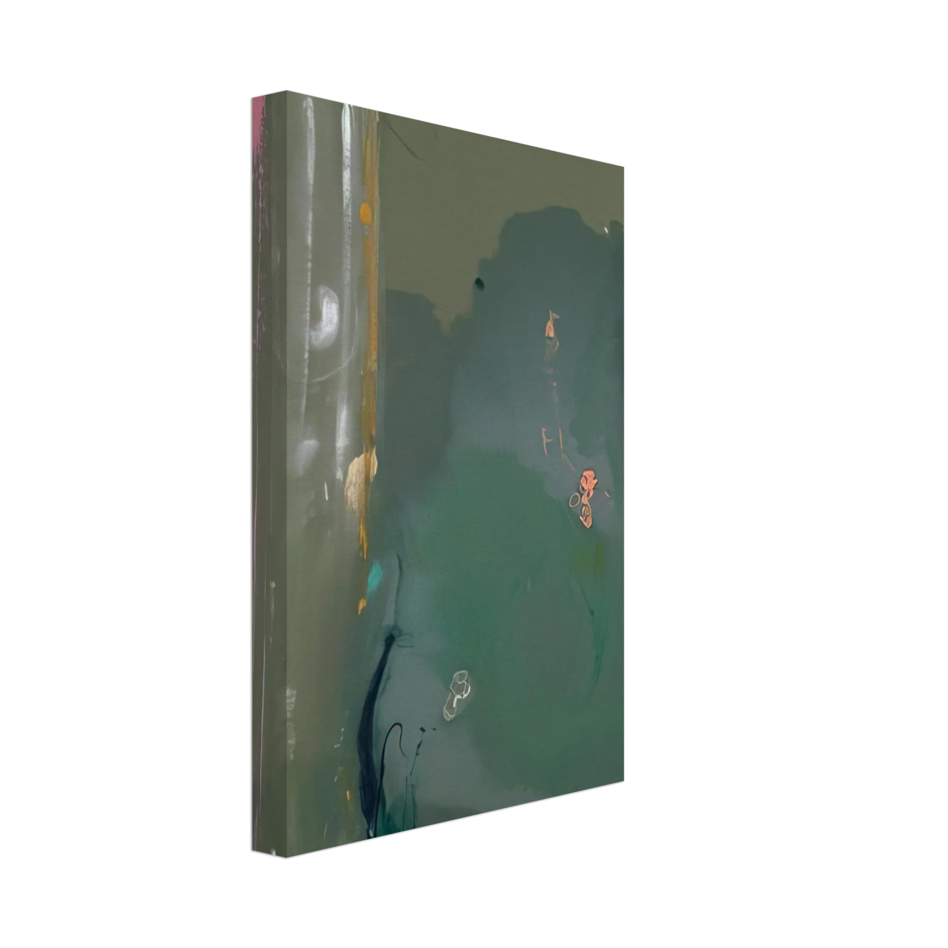 Helen Frankenthaler - Cote d Argent - 1980 Canvas - 40x60 cm / 16x24 inches-canvas