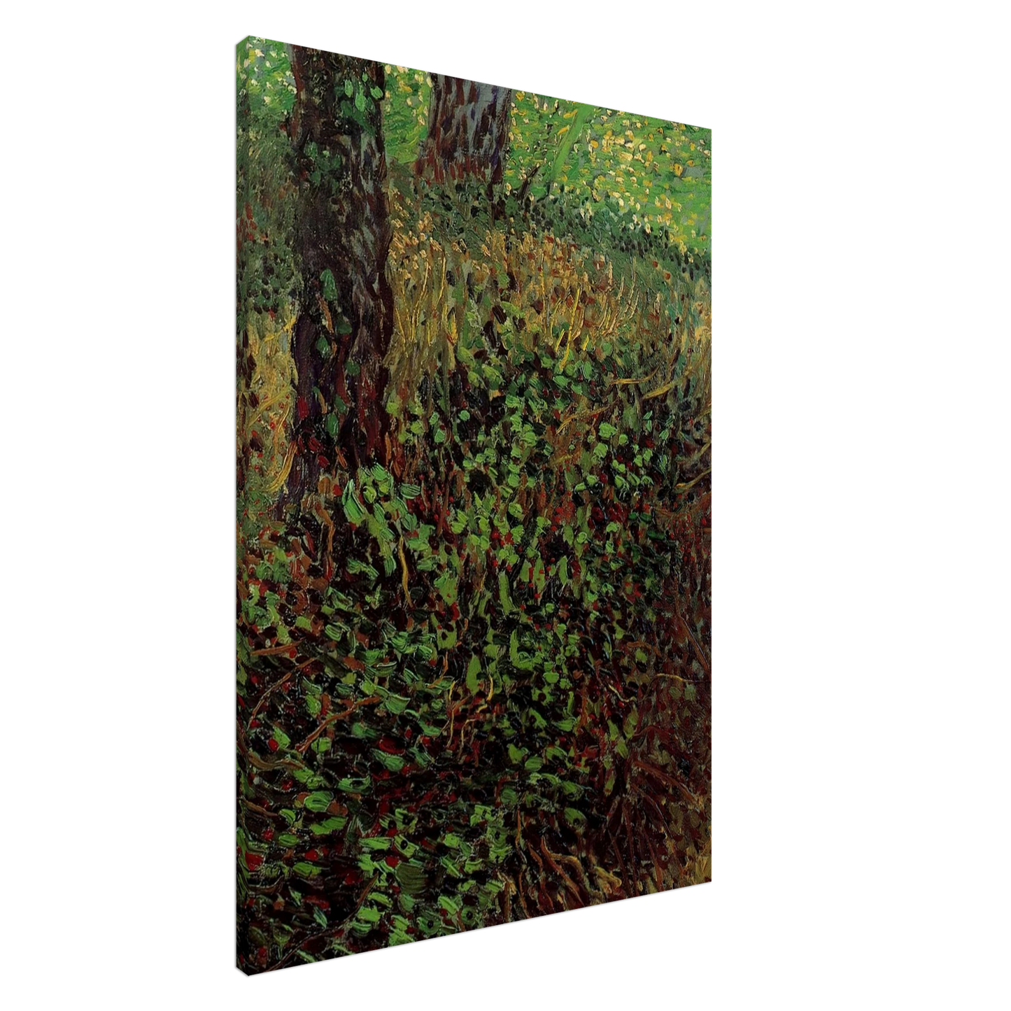 Vincent van Gogh - Undergrowth Canvas - 20x30 cm / 8x12 inches-canvas