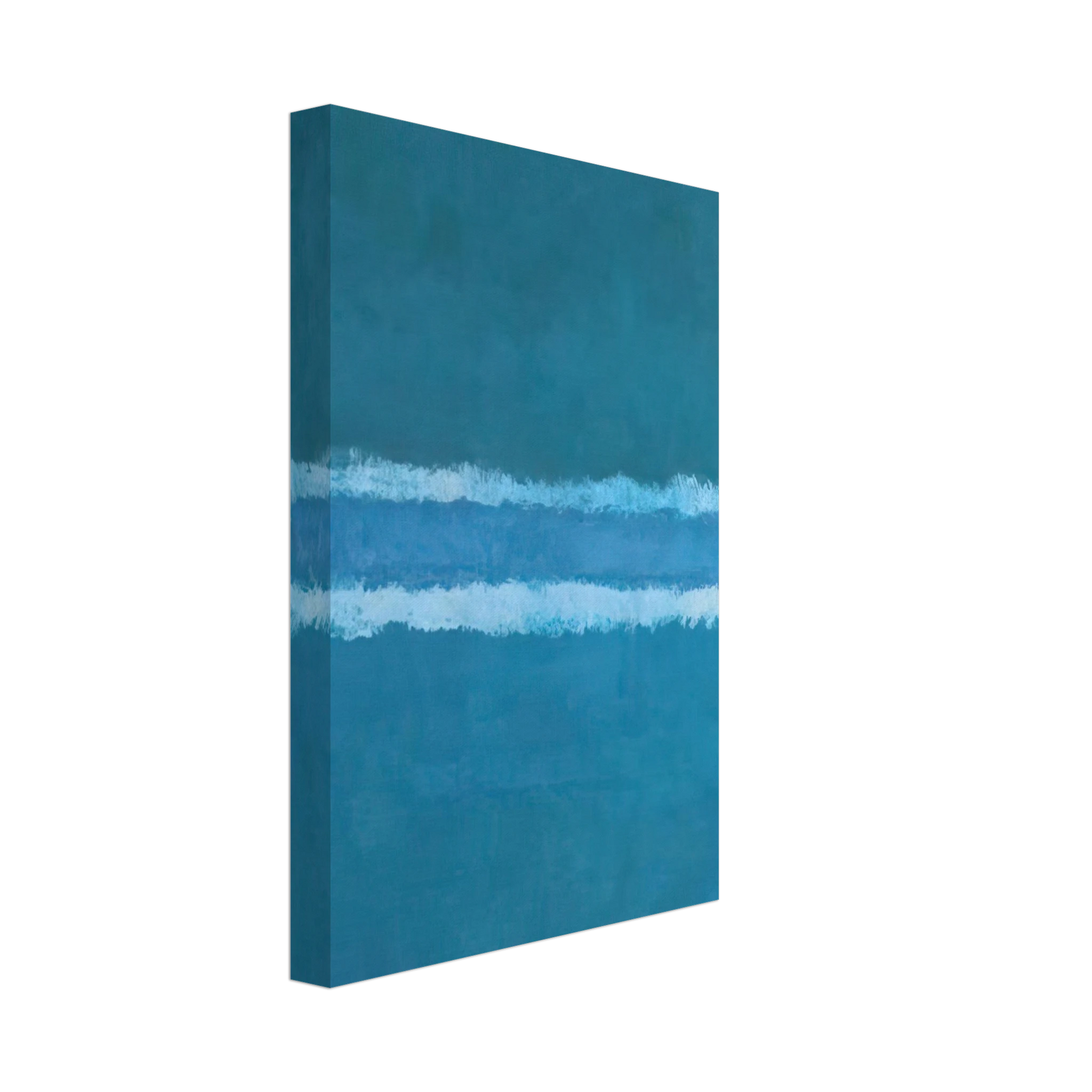 Mark Rothko - Untitled Blue Divided by Blue - 1966 Canvas - 40x60 cm / 16x24 inches-canvas