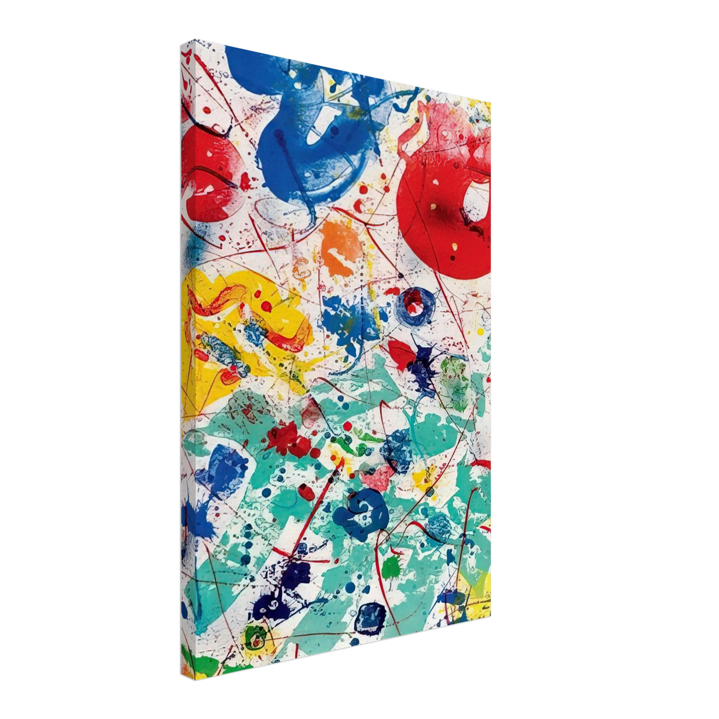 Sam Francis - Untitled  SF 358  Canvas - 40x60 cm / 16x24 inches-canvas