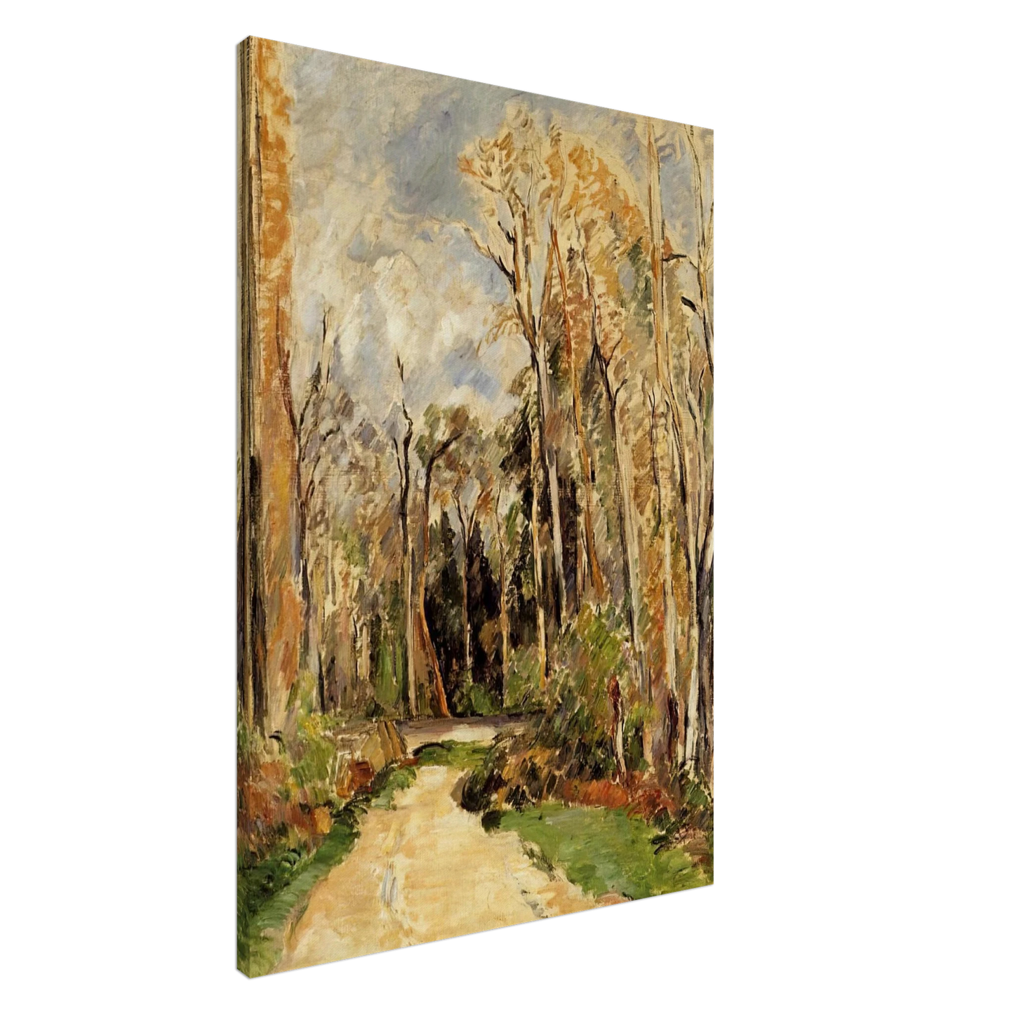 Paul Cezanne - Path at the Entrance to the Forest Canvas - 20x30 cm / 8x12 inches-canvas