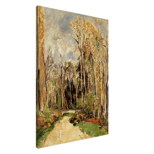 Paul Cezanne - Path at the Entrance to the Forest Canvas - 20x30 cm / 8x12 inches-canvas
