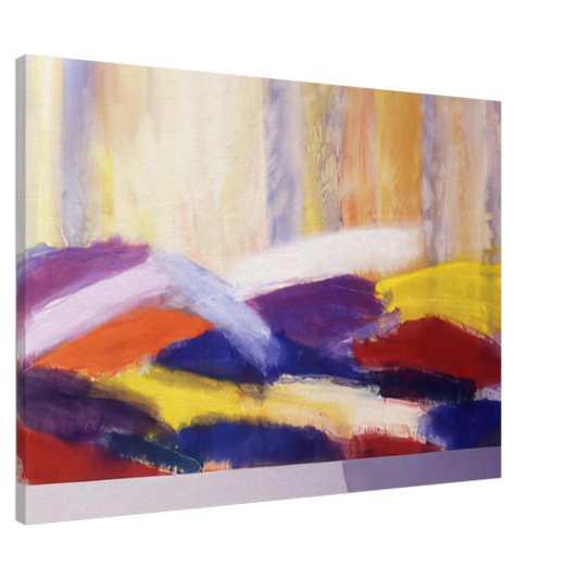 Ronnie Landfield - Matisse's Table - 1996 Canvas - 20x30 cm / 8x12 inches-canvas