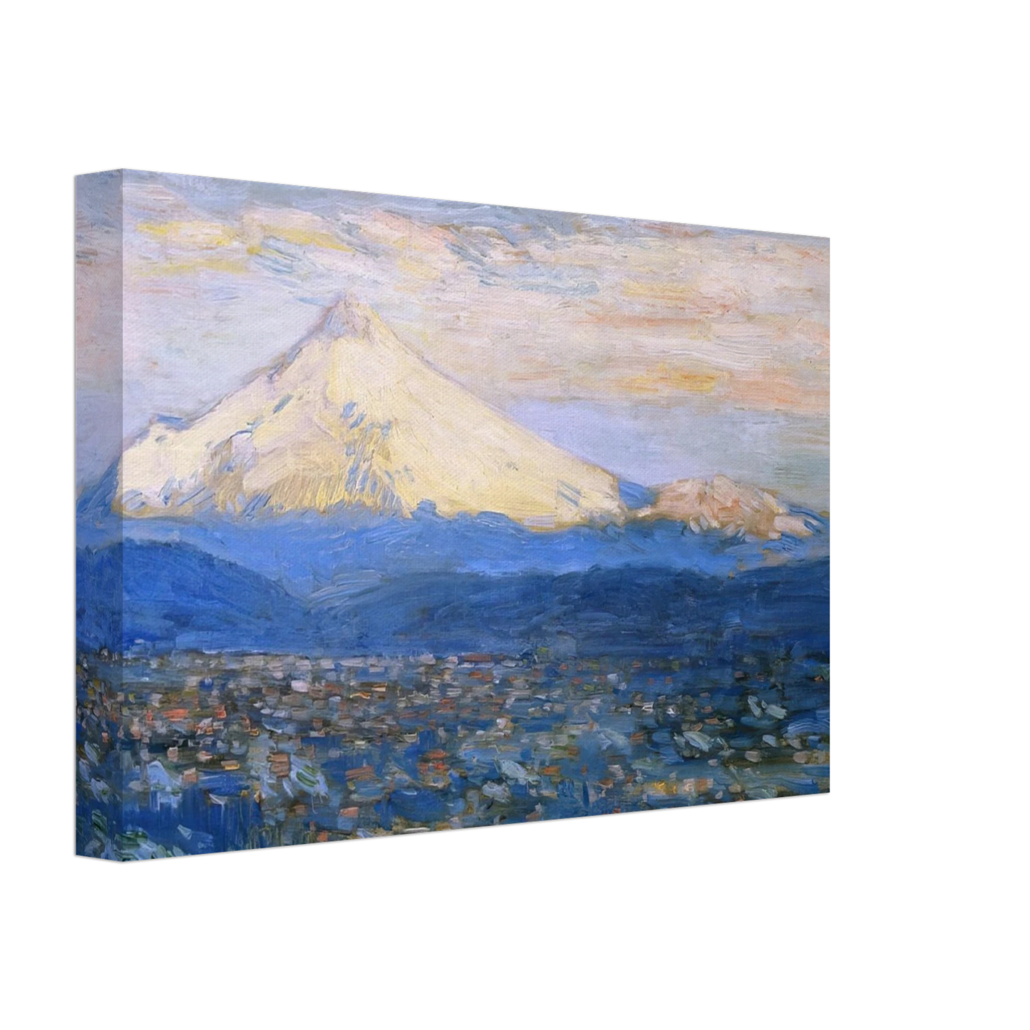 Childe Hassam - Mount Hood Canvas - 70x100 cm / 28x40 inches-canvas