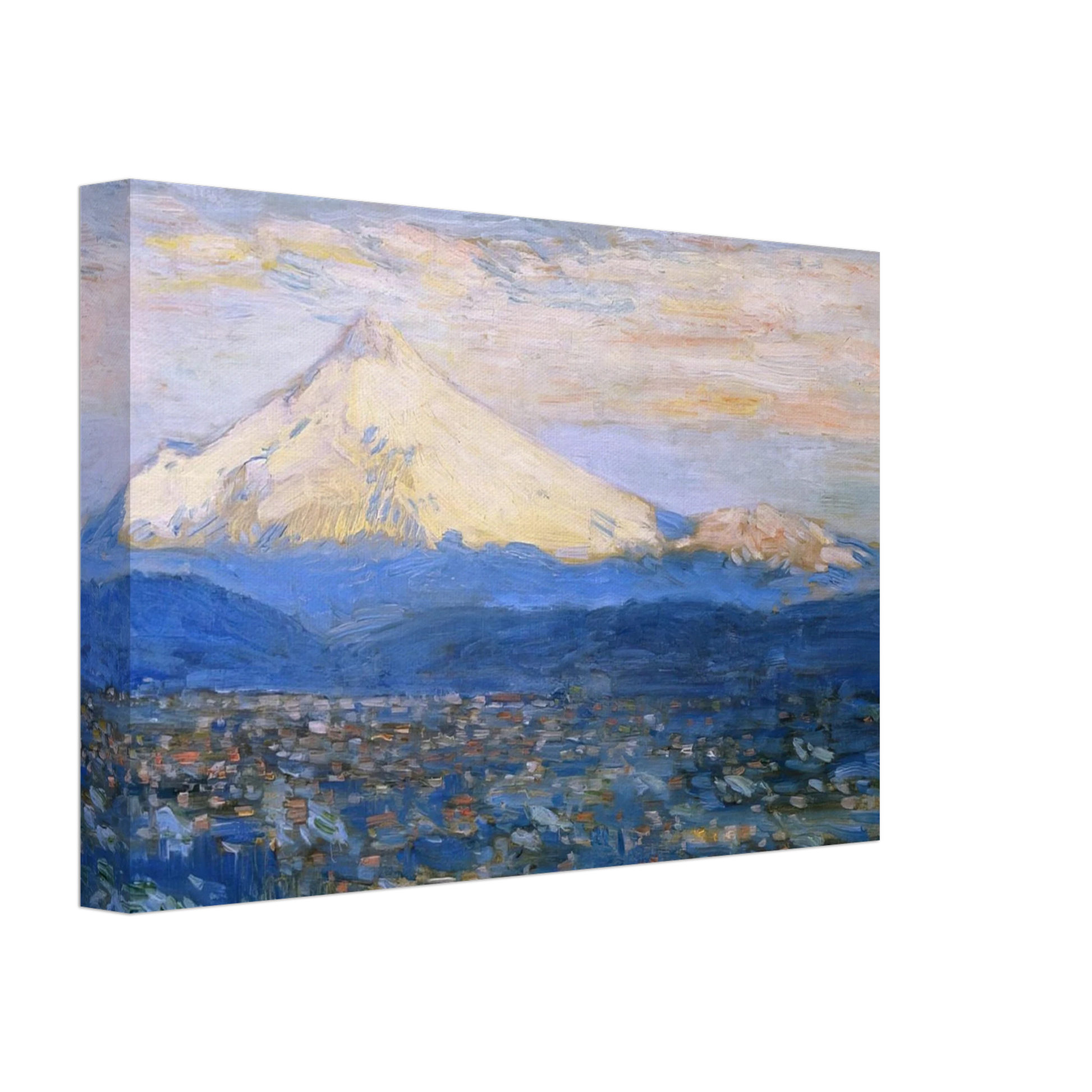 Childe Hassam - Mount Hood Canvas - 70x100 cm / 28x40 inches-canvas