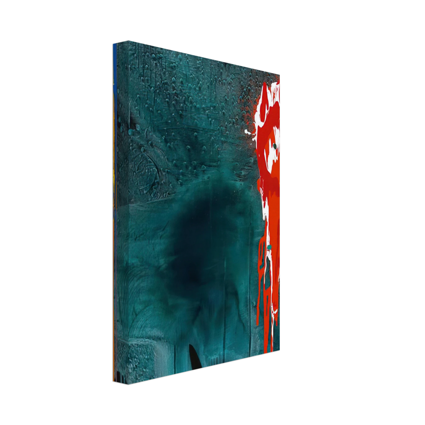 John Hoyland - Letter to Chaim - 10.7.06 - 2006 Canvas - 40x60 cm / 16x24 inches-canvas