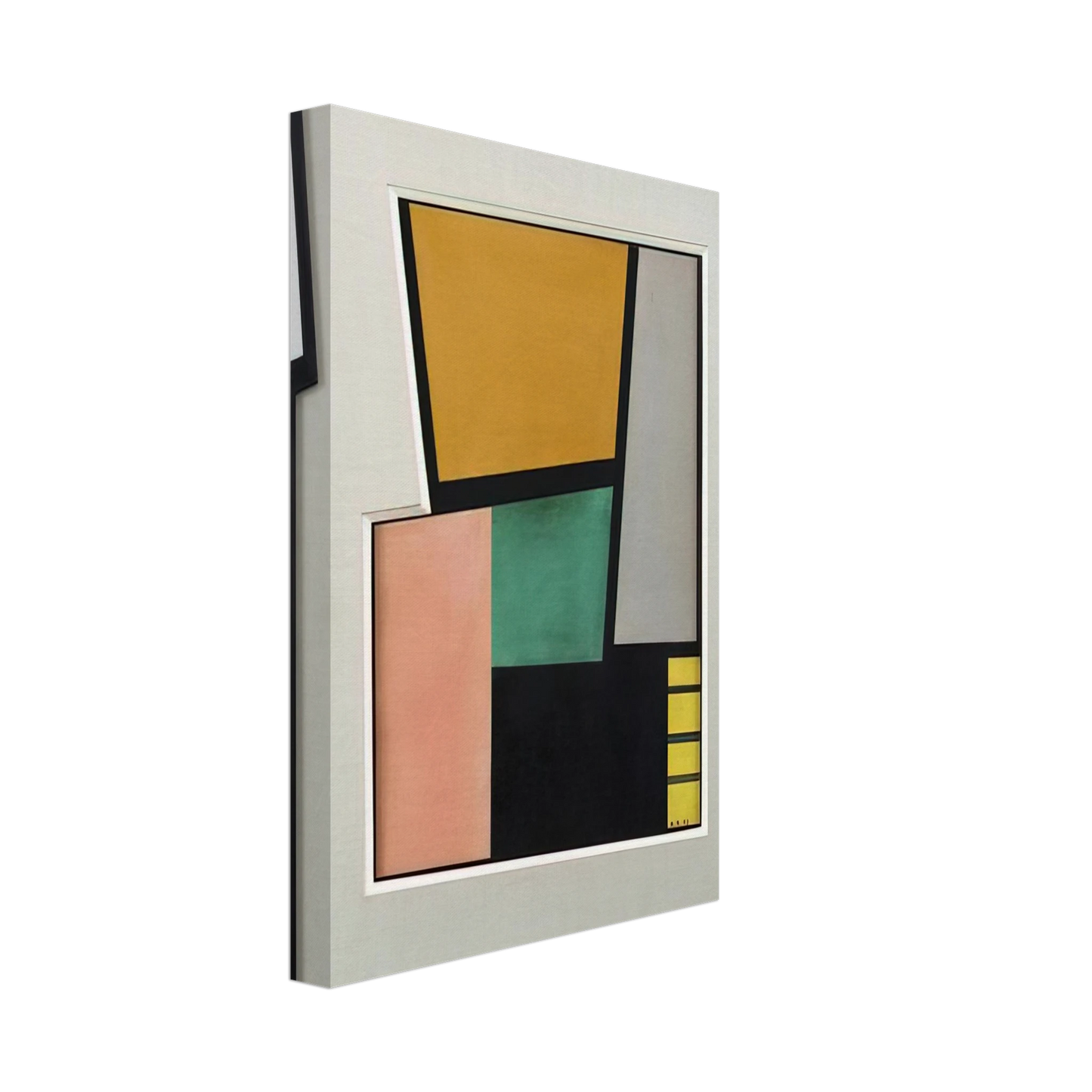 Carmelo Arden Quin - Negal - 1943 Canvas - 70x100 cm / 28x40 inches-canvas