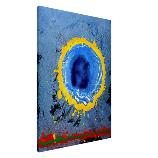 John Hoyland - Moon's Milk - 2009 Canvas - 20x30 cm / 8x12 inches-canvas