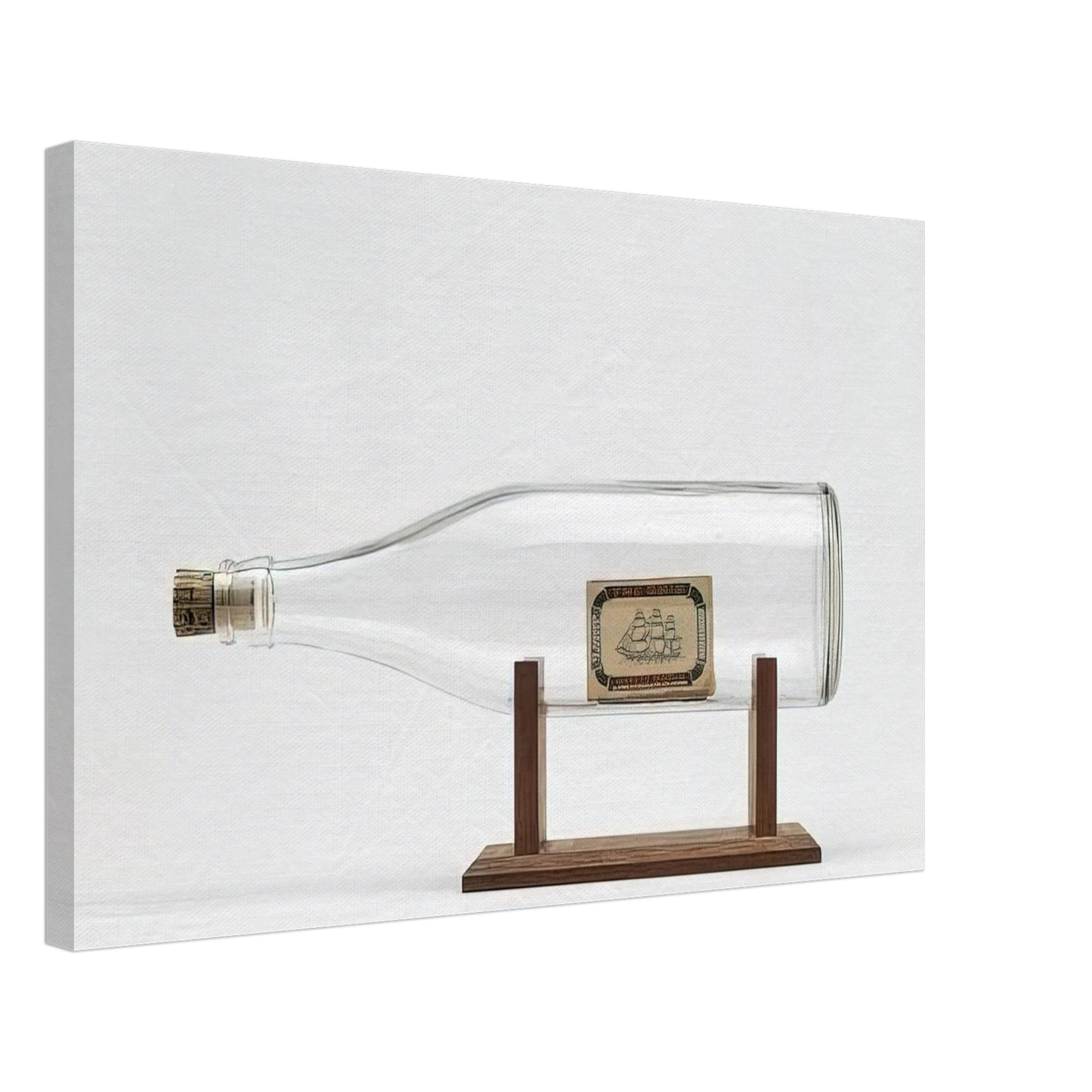 Billy Apple - Ship in a Bottle - 1963 Canvas - 40x60 cm / 16x24 inches-canvas