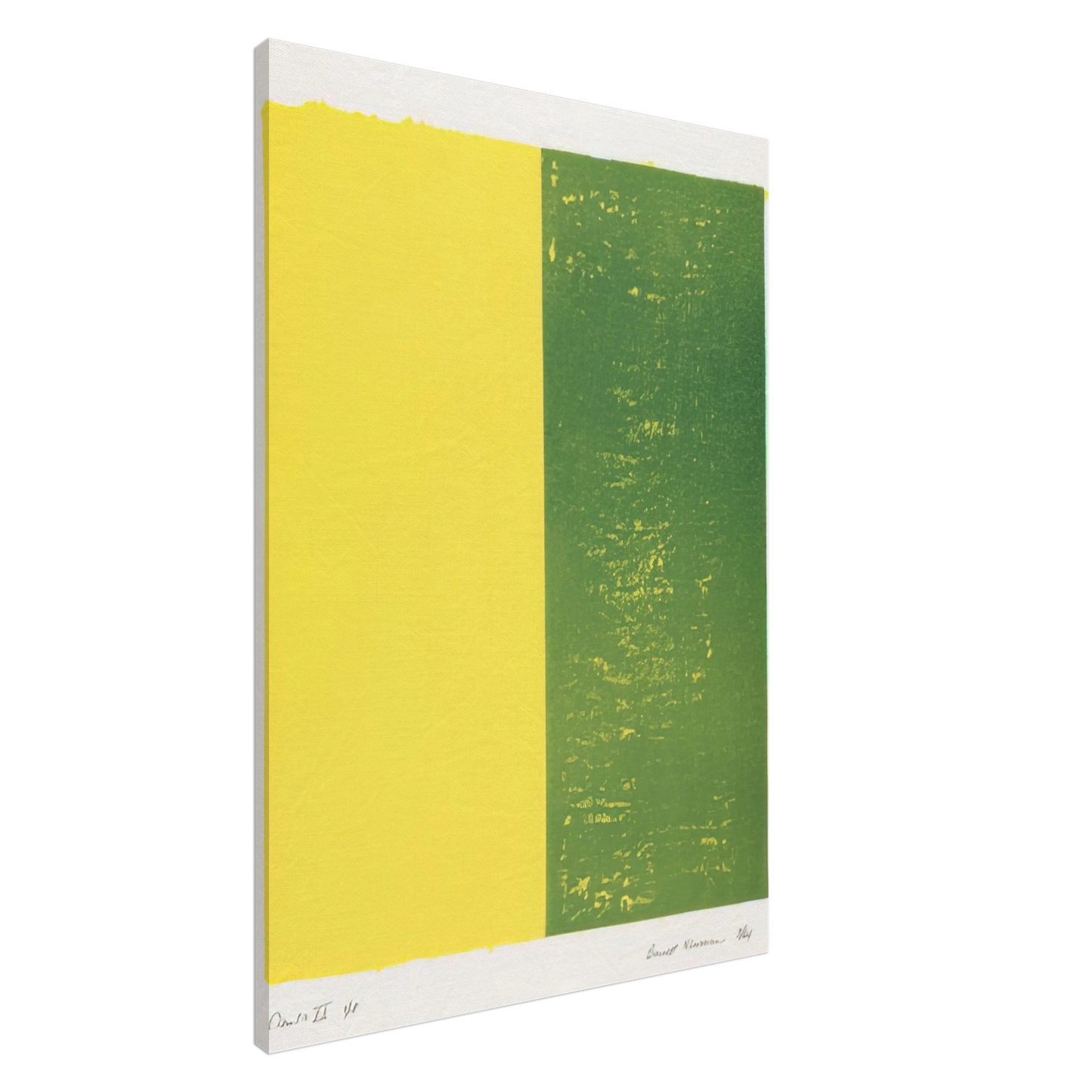 Barnett Newman - Canto XII Canvas - 20x30 cm / 8x12 inches-canvas