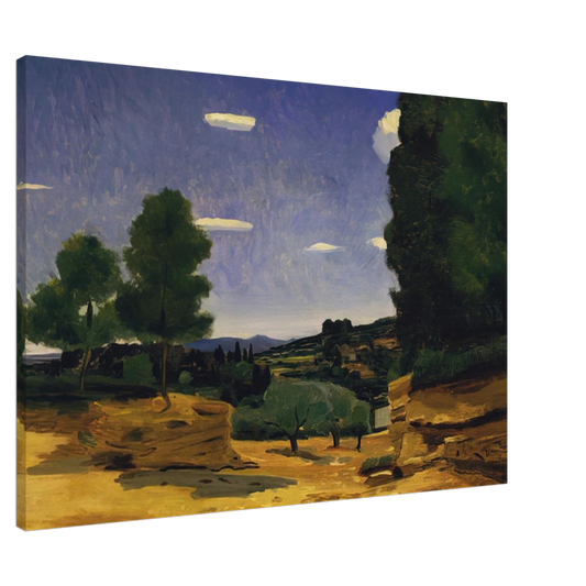 Andre Derain - LANDSCAPE PROVENCE 1925 Canvas - 20x30 cm / 8x12 inches-canvas
