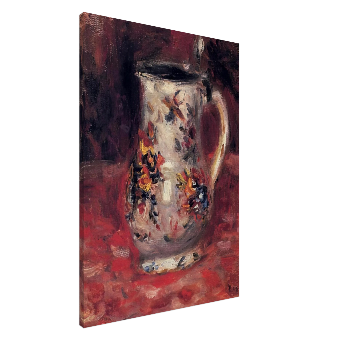 Pierre-Auguste Renoir - Jug Canvas - 20x30 cm / 8x12 inches-canvas