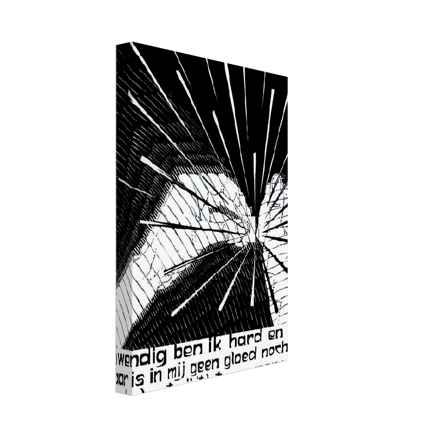 MC Escher - EMBLEMATA FLINT Canvas - 40x60 cm / 16x24 inches-canvas