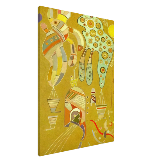 Wassily Kandinsky - UNTITLED 1941 Canvas - 20x30 cm / 8x12 inches-canvas