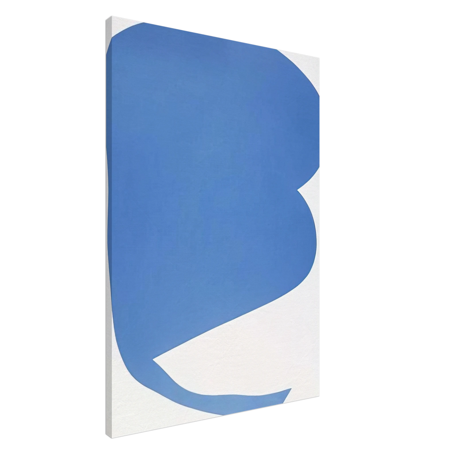 Ellsworth Kelly - Blue on White Canvas - 20x30 cm / 8x12 inches-canvas