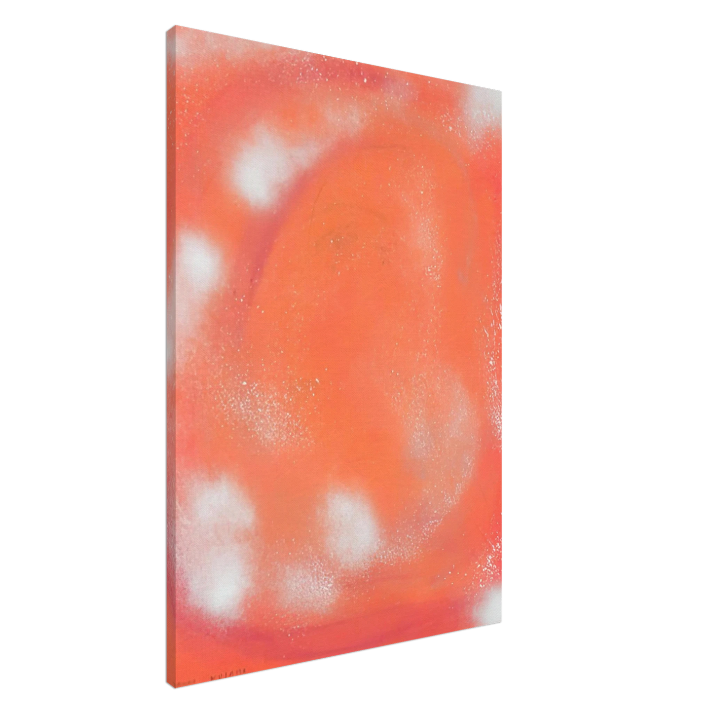 Yayoi Kusama - WOMAN IN THE WIND 1977 Canvas - 20x30 cm / 8x12 inches-canvas