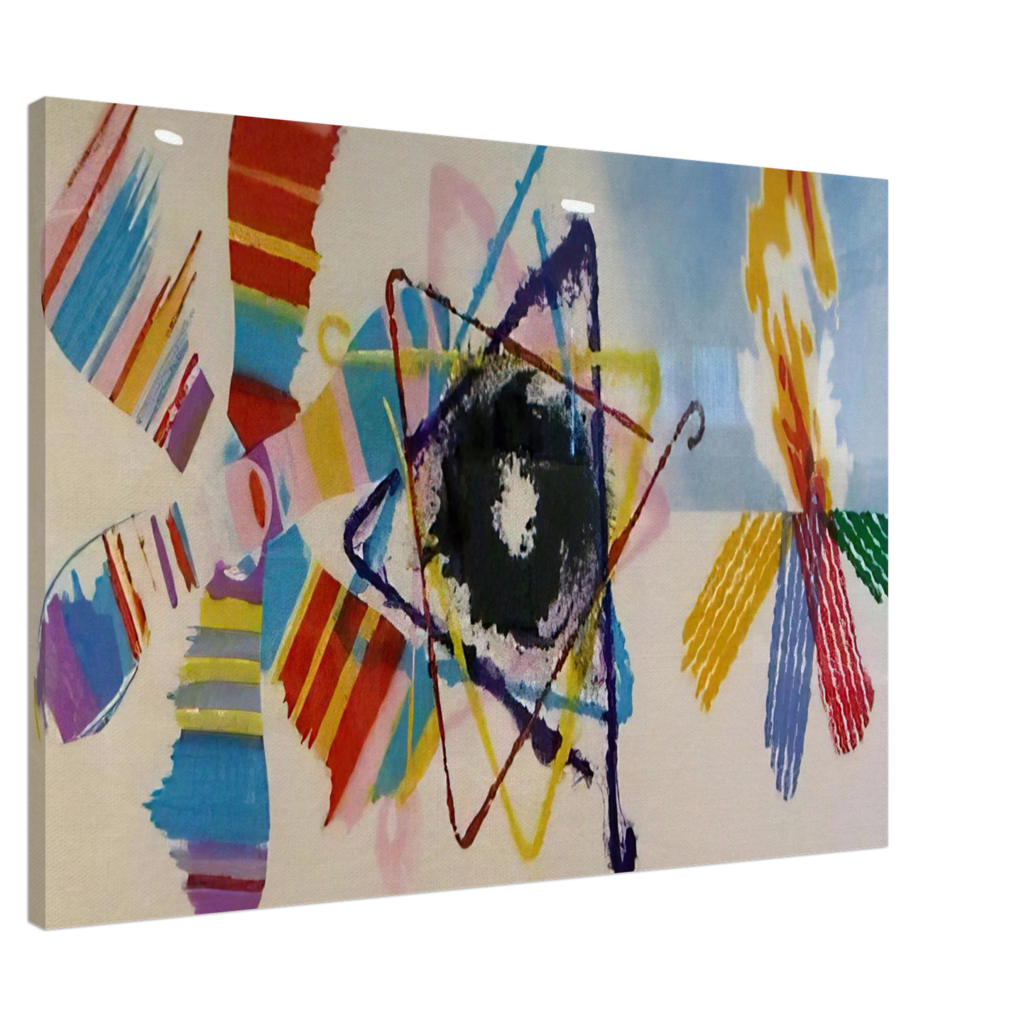 James Rosenquist - Fast Feast Canvas - 20x30 cm / 8x12 inches-canvas