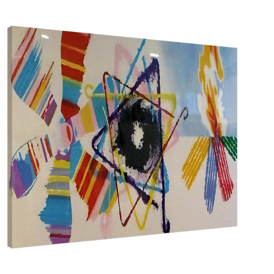 James Rosenquist - Fast Feast Canvas - 20x30 cm / 8x12 inches-canvas