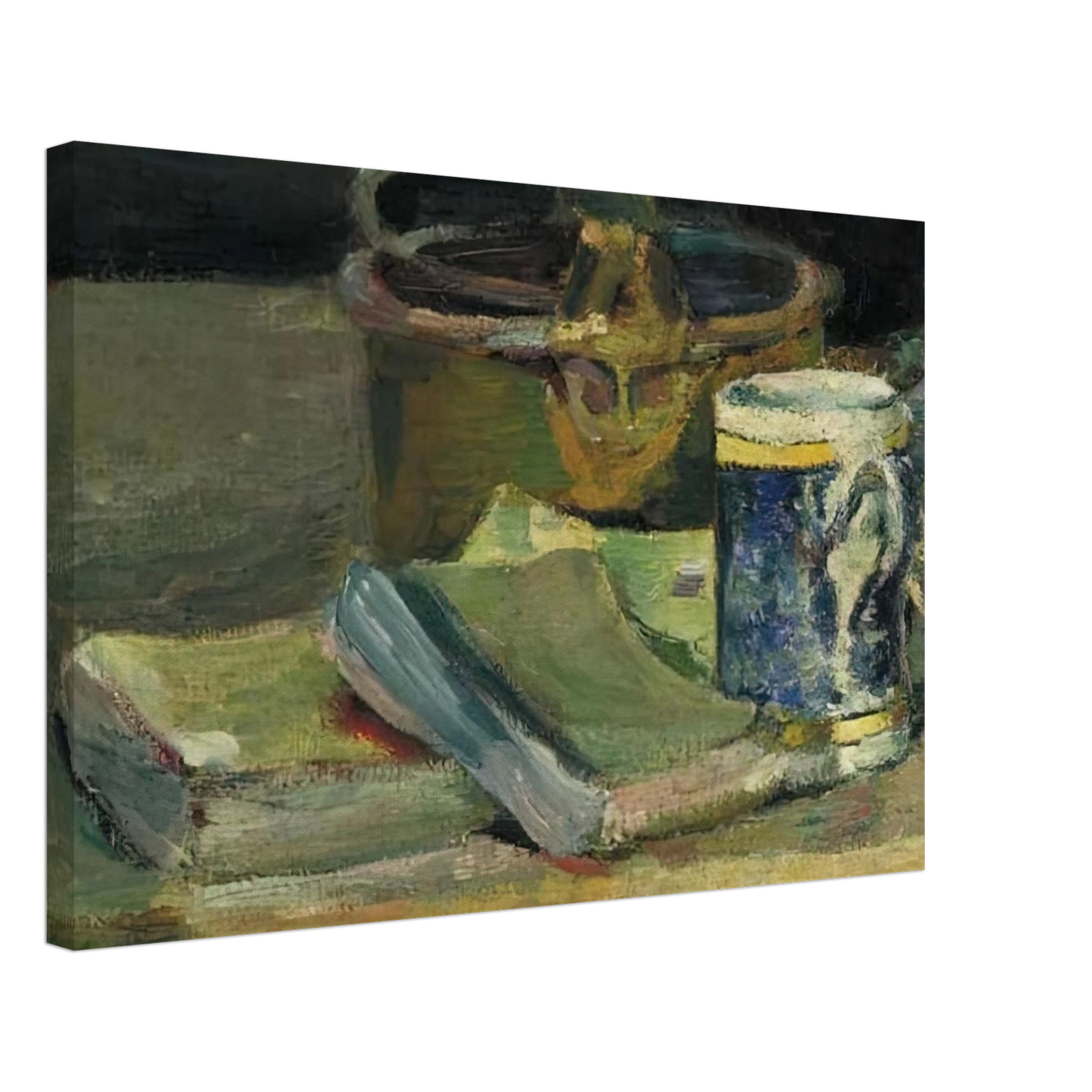 Henri Matisse - STILL LIFE WITH BOOKS 1895 Canvas - 70x100 cm / 28x40 inches-canvas