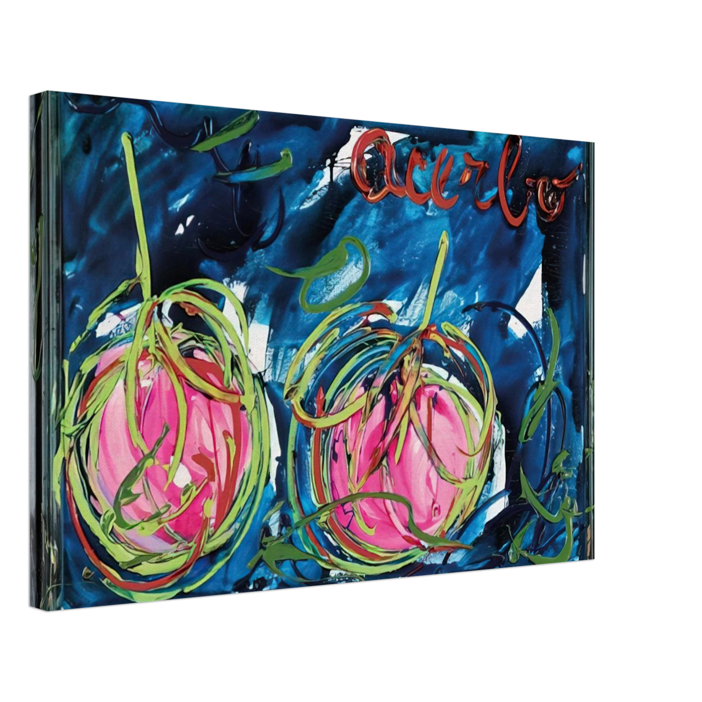 Mario Schifano - Acerbo - 1984 Canvas - 70x100 cm / 28x40 inches-canvas