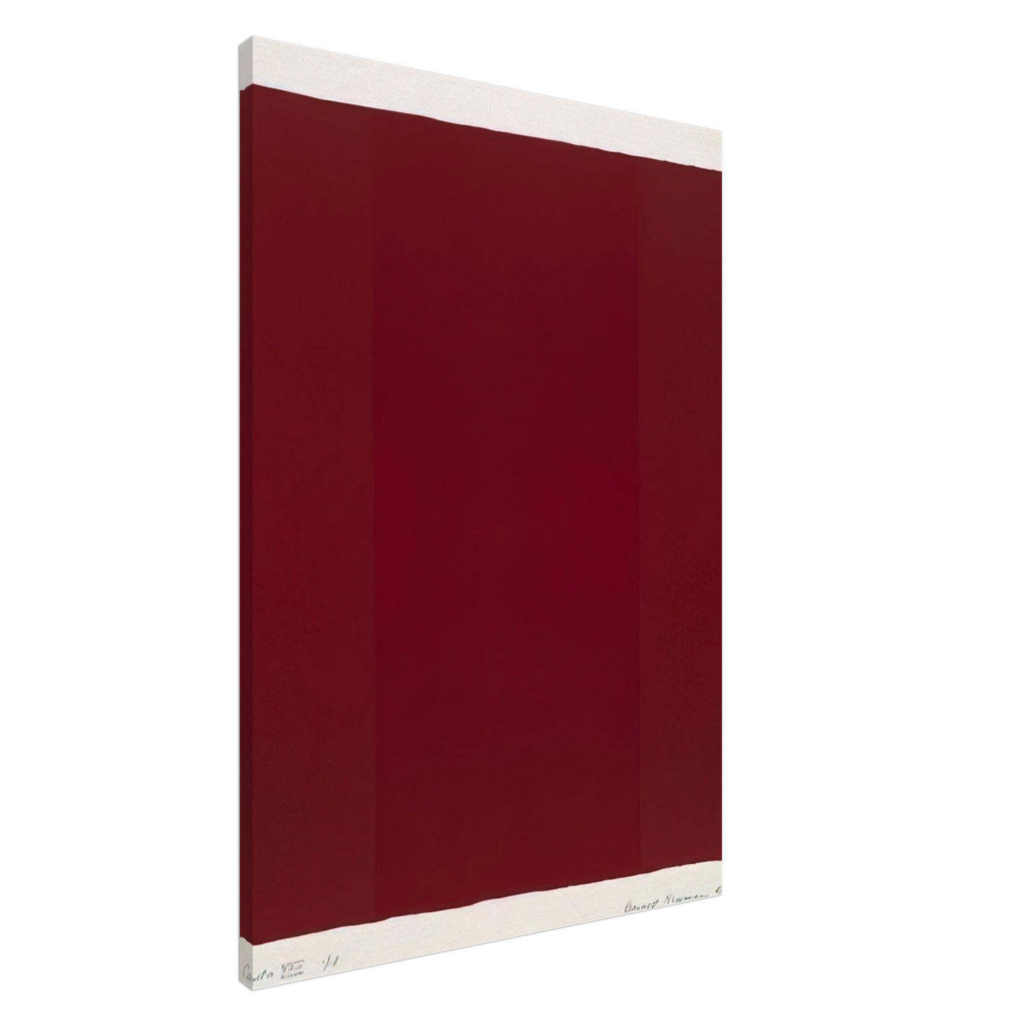 Barnett Newman - Canto XVII Canvas - 20x30 cm / 8x12 inches-canvas