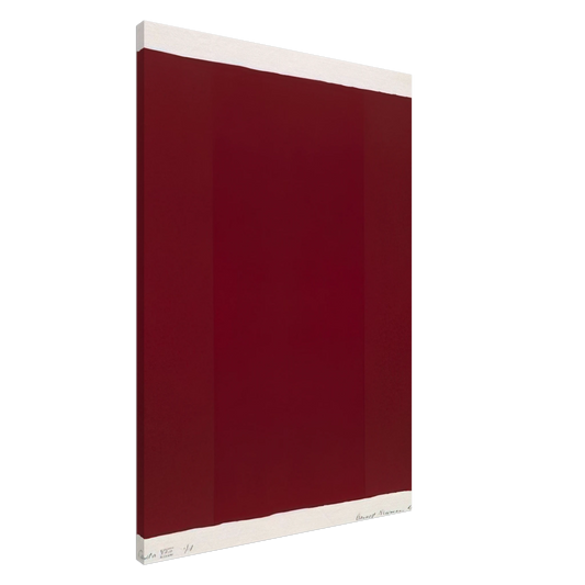 Barnett Newman - Canto XVII Canvas - 20x30 cm / 8x12 inches-canvas