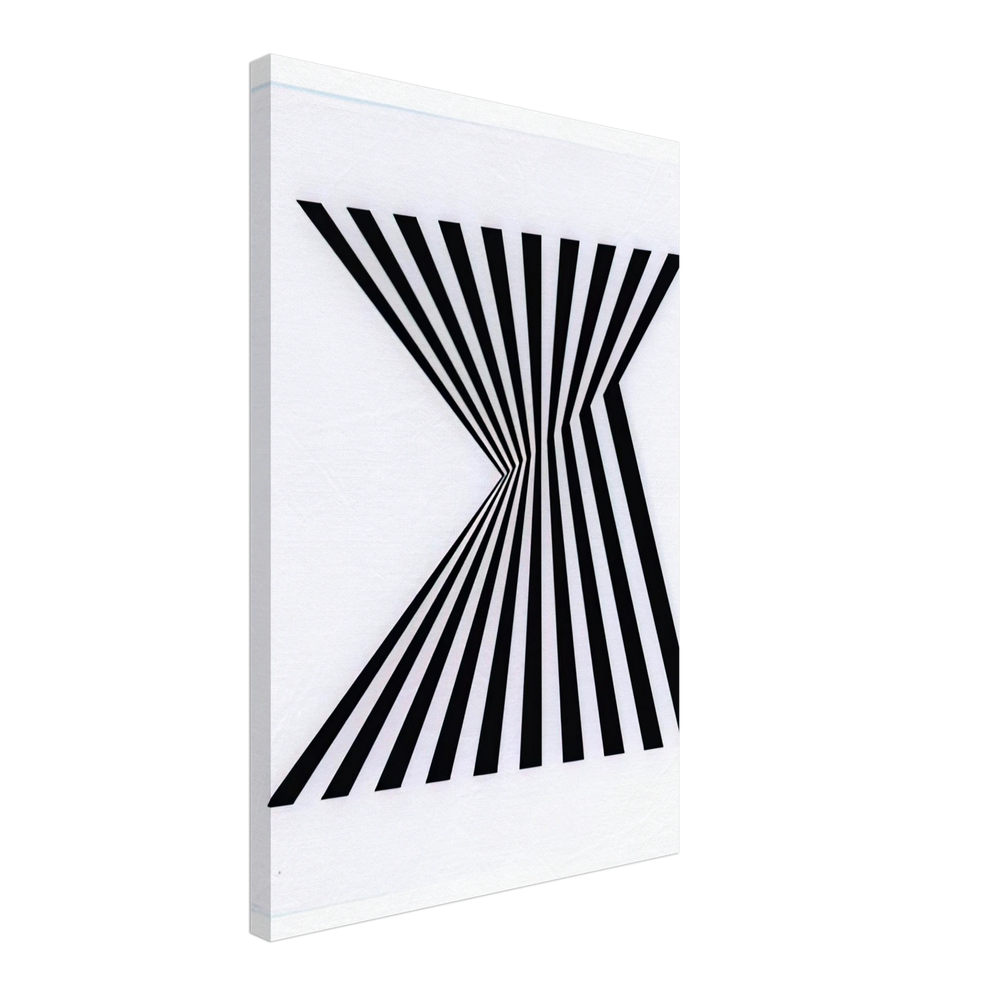 Bridget Riley - UNTITLED FRAGMENT 1 1965 Canvas - 70x100 cm / 28x40 inches-canvas