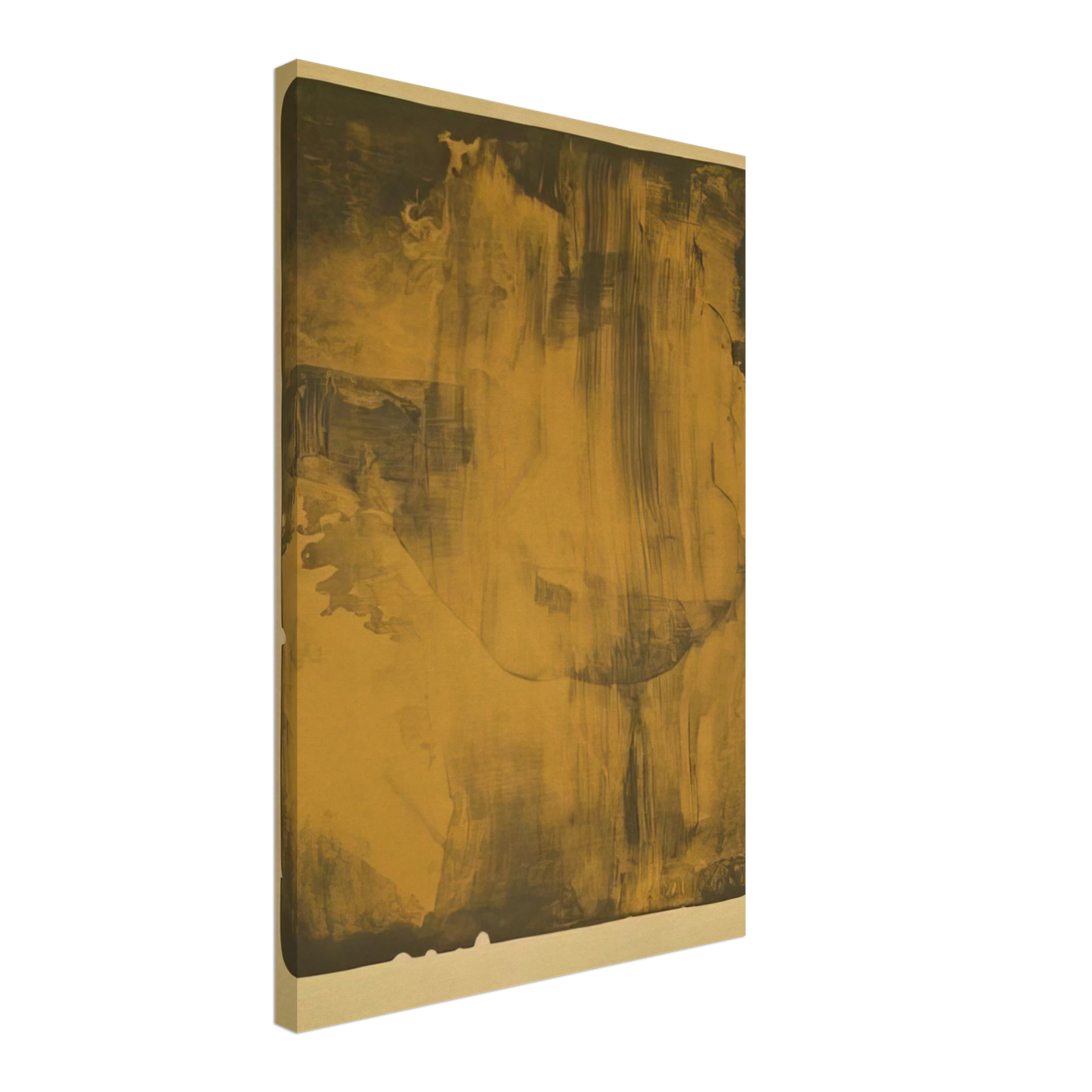 Helen Frankenthaler - Bronze Smoke - 1978 Canvas - 70x100 cm / 28x40 inches-canvas