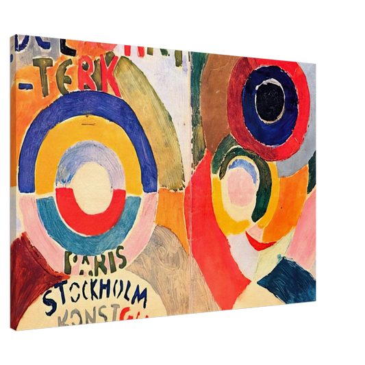 Sonia Delaunay - MODERNISM Canvas - 20x30 cm / 8x12 inches-canvas