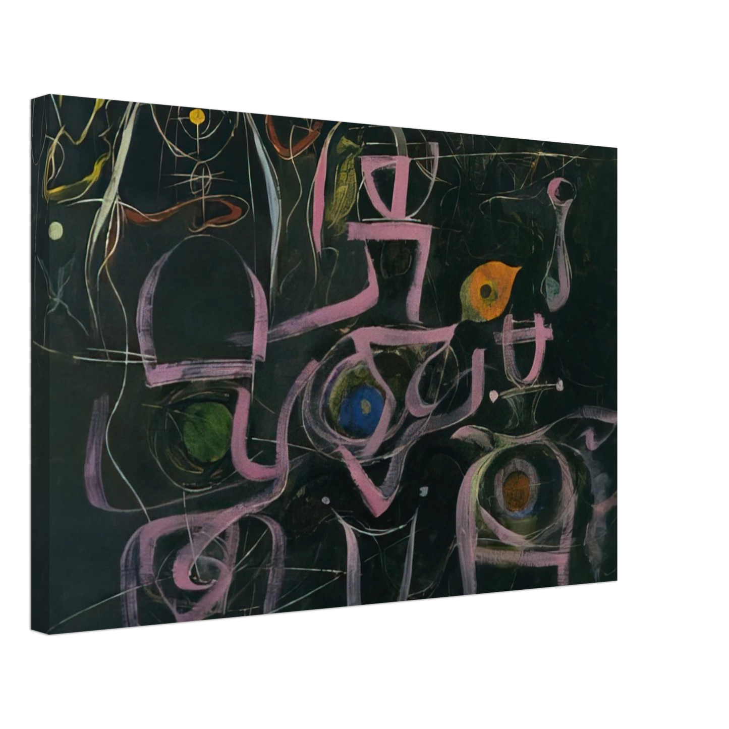 Bradley Walker Tomlin - Number 3 - 1948 Canvas - 40x60 cm / 16x24 inches-canvas