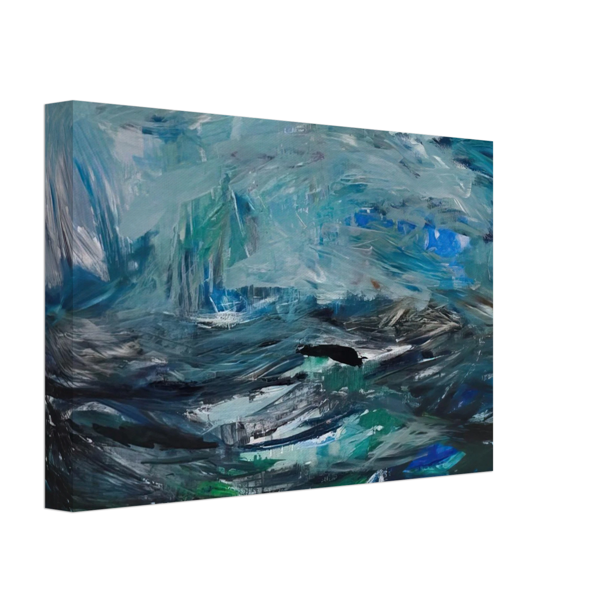 Tove Jansson - Abstract Sea - 1963 Canvas - 40x60 cm / 16x24 inches-canvas