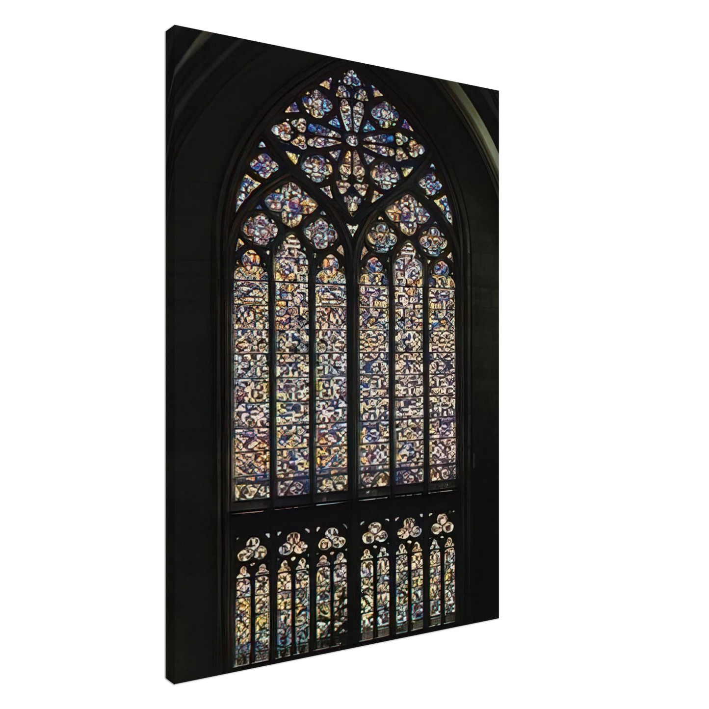 Gerhard Richter - COLOGNE CATHEDRAL WINDOW 2007 Canvas - 20x30 cm / 8x12 inches-canvas