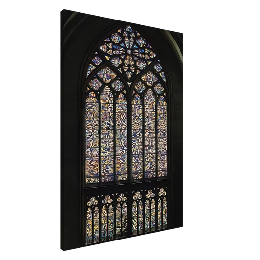 Gerhard Richter - COLOGNE CATHEDRAL WINDOW 2007 Canvas - 20x30 cm / 8x12 inches-canvas