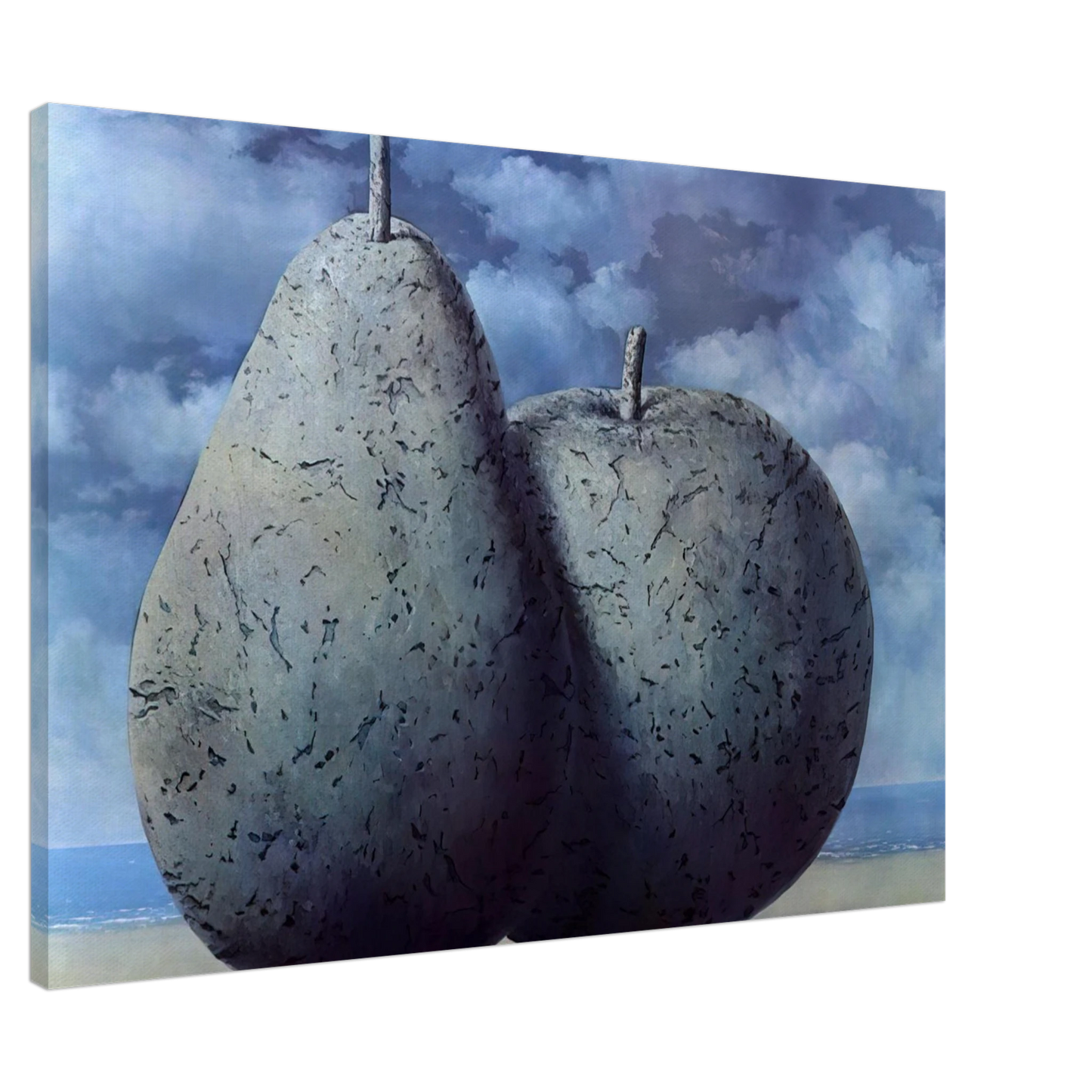 Rene Magritte - MEMORY OF A VOYAGE 1952 Canvas - Default Title-canvas