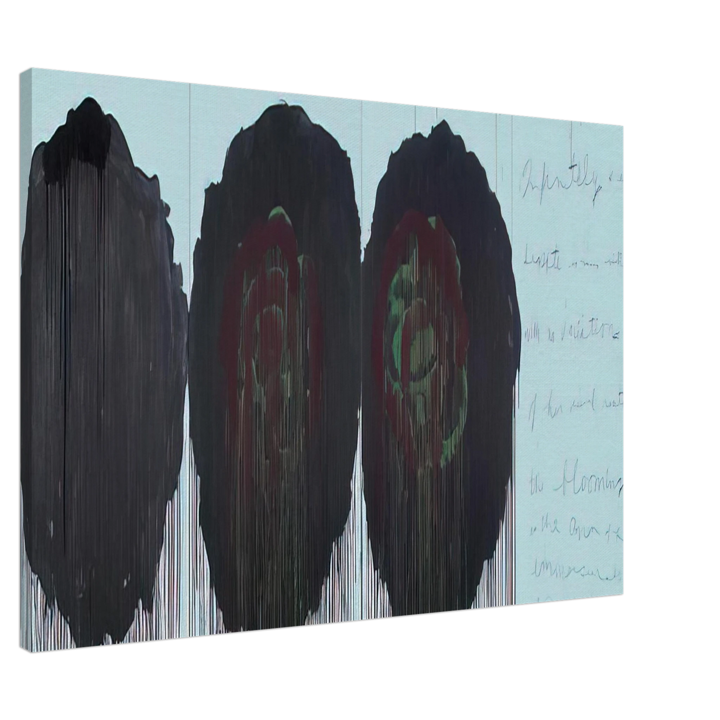 Cy Twombly - The Rose  V  Canvas - 20x30 cm / 8x12 inches-canvas