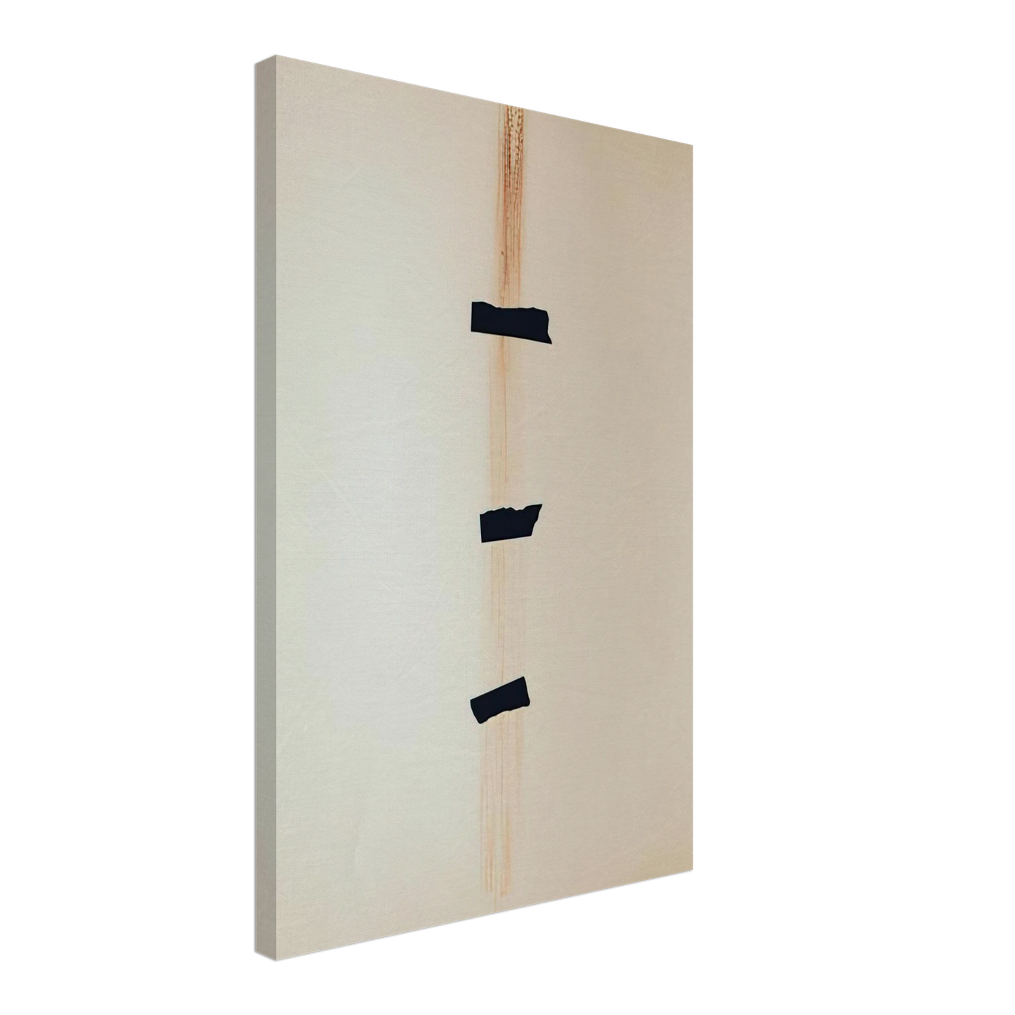 Antoni Tapies - LES TROIS NOIRS 1976 Canvas - 70x100 cm / 28x40 inches-canvas