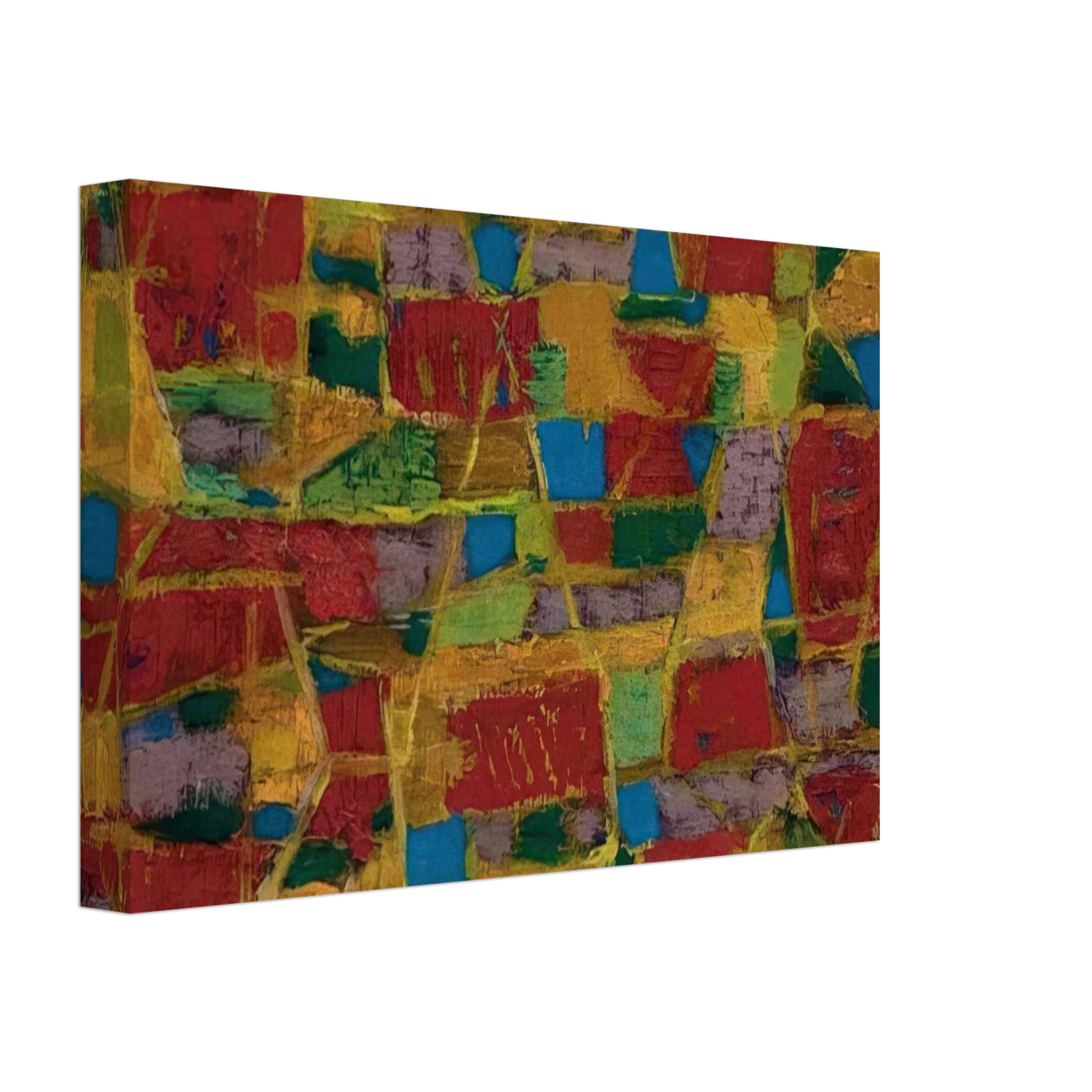 Alfred Manessier - Champs de ble - 1949 Canvas - 70x100 cm / 28x40 inches-canvas